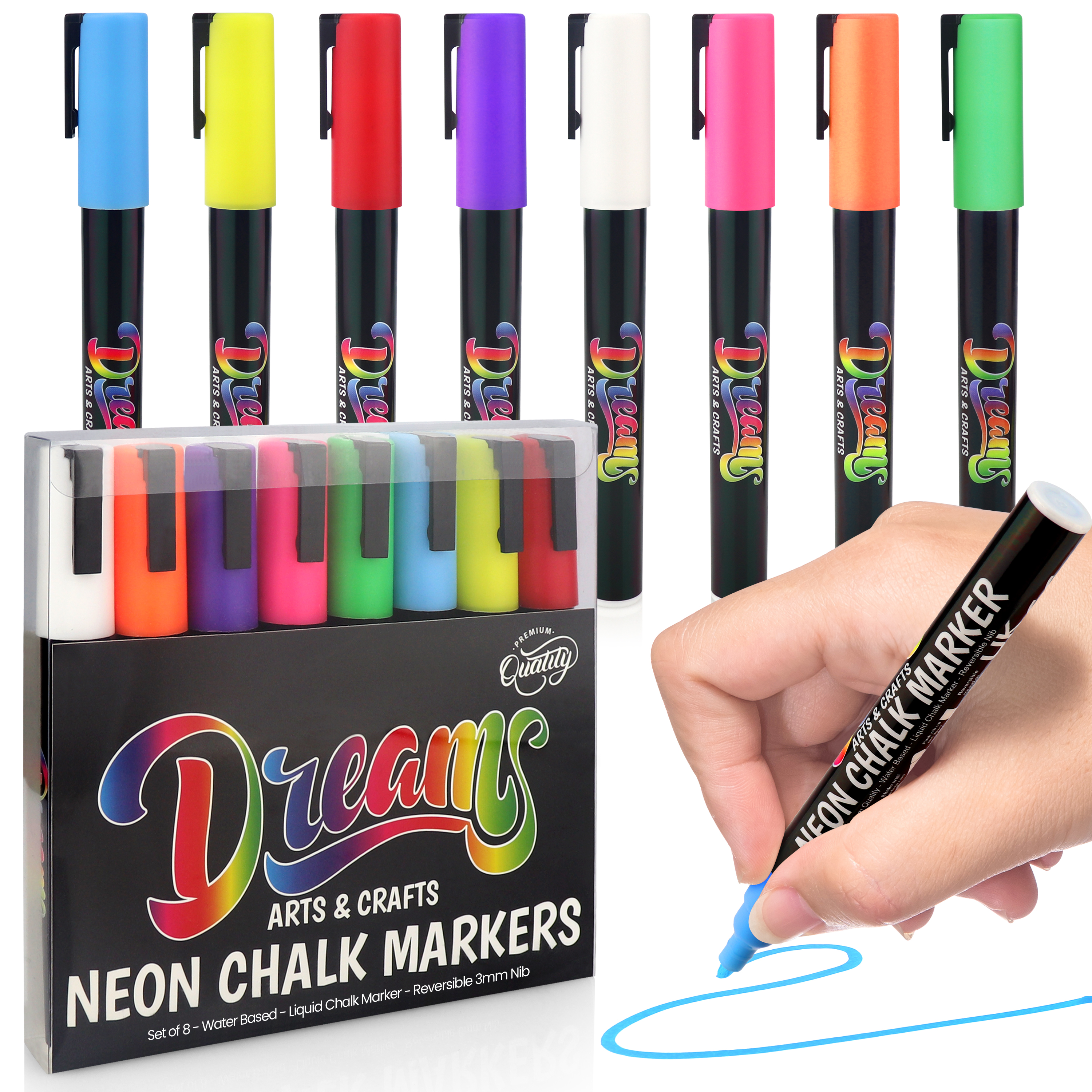 img-Dreams Fine Chalk Marker Pen Set-0