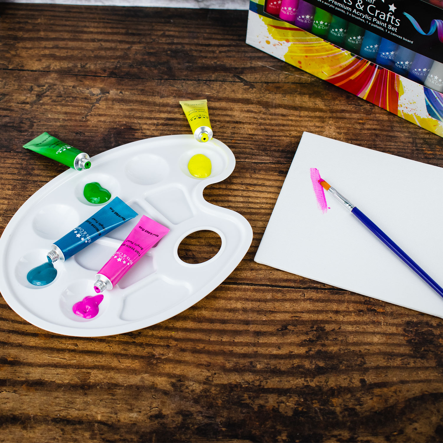 5 Star Arts and Crafts Acrylic Paint Gift Set