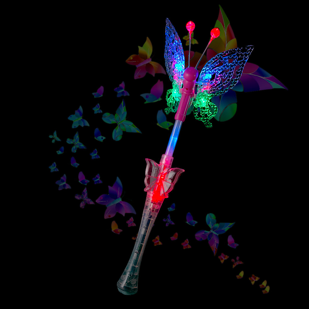Flashing Butterfly Wand-