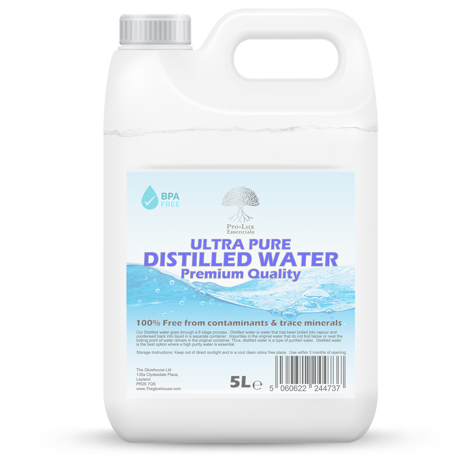 5L Distilled Water, For Hospital Use at best price in Sriperumbudur