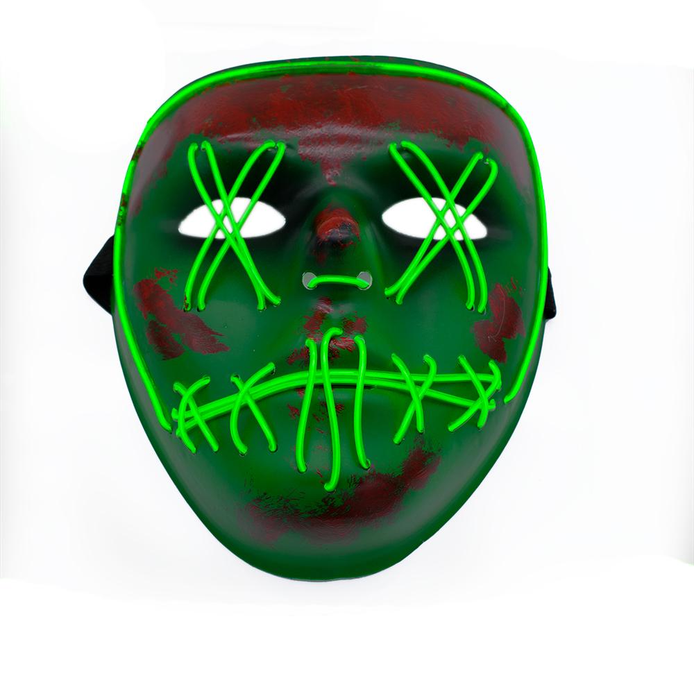 Halloween EL Wire Mask-