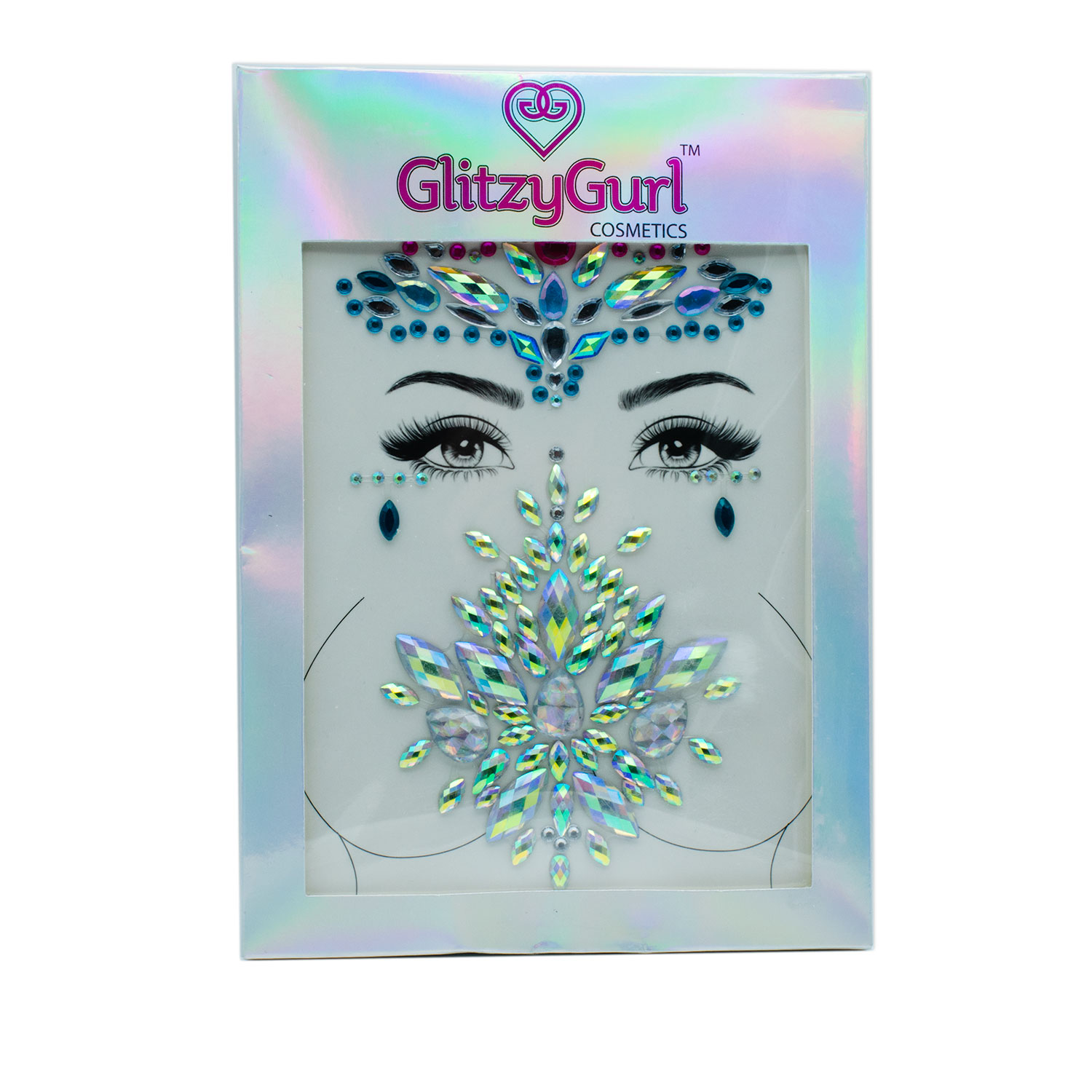 GlitzyGurl Face and Body Gems Set of 6-