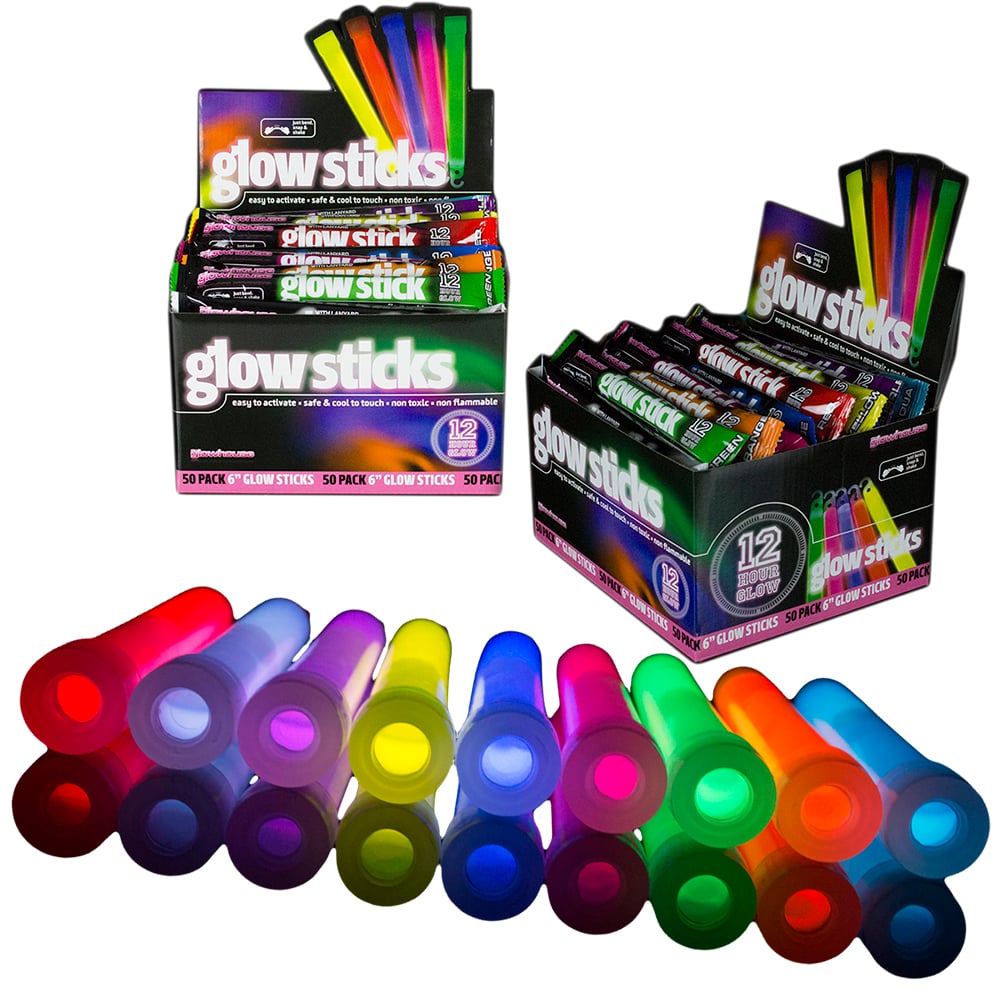 Glow Sticks 6 Inch Individually Wrapped