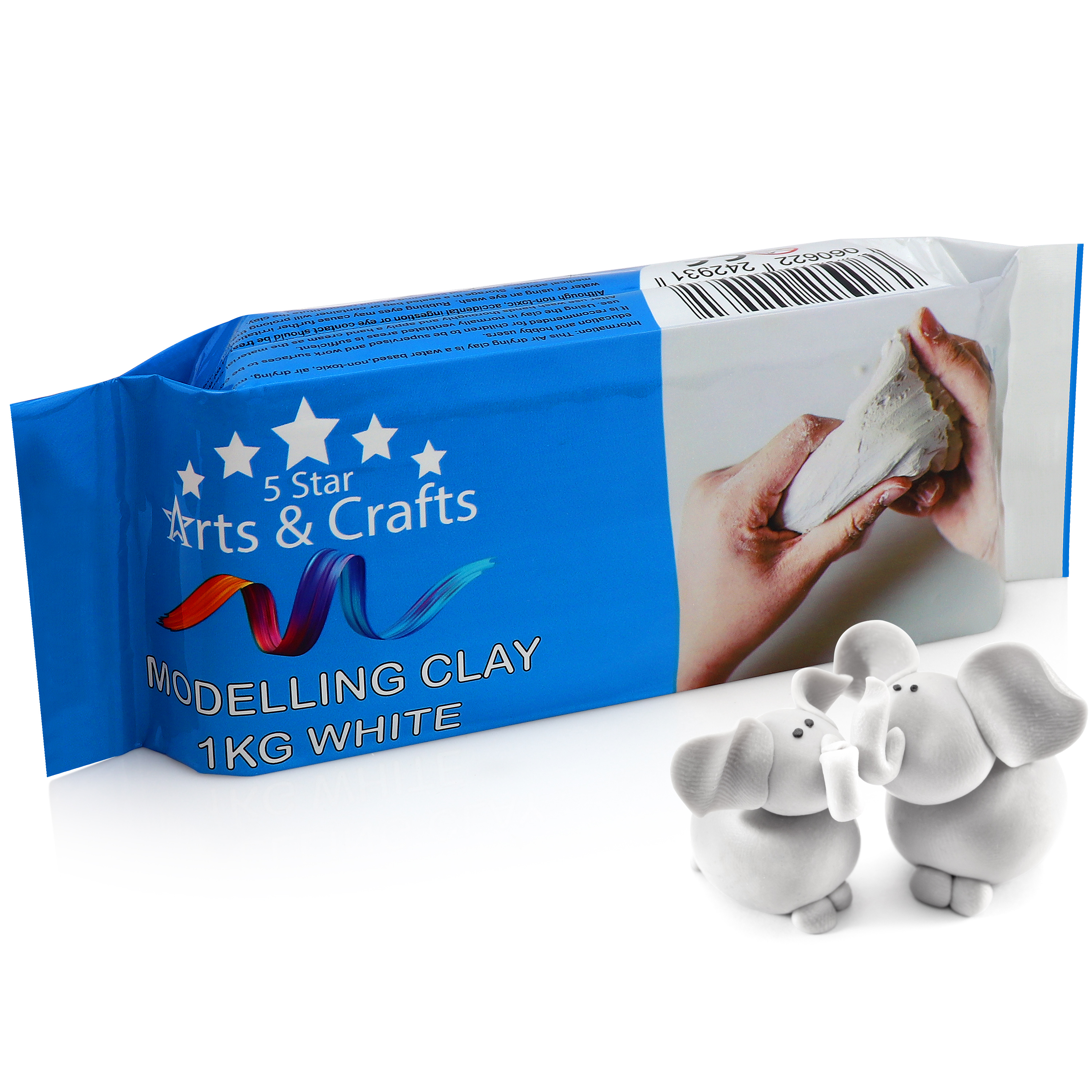 img-1 Kg White Modelling Clay-0
