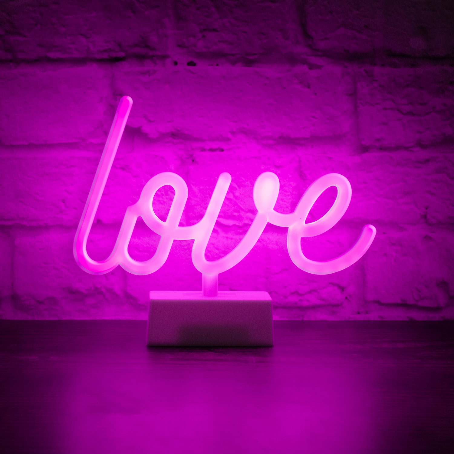 Love Neon Stand Light-