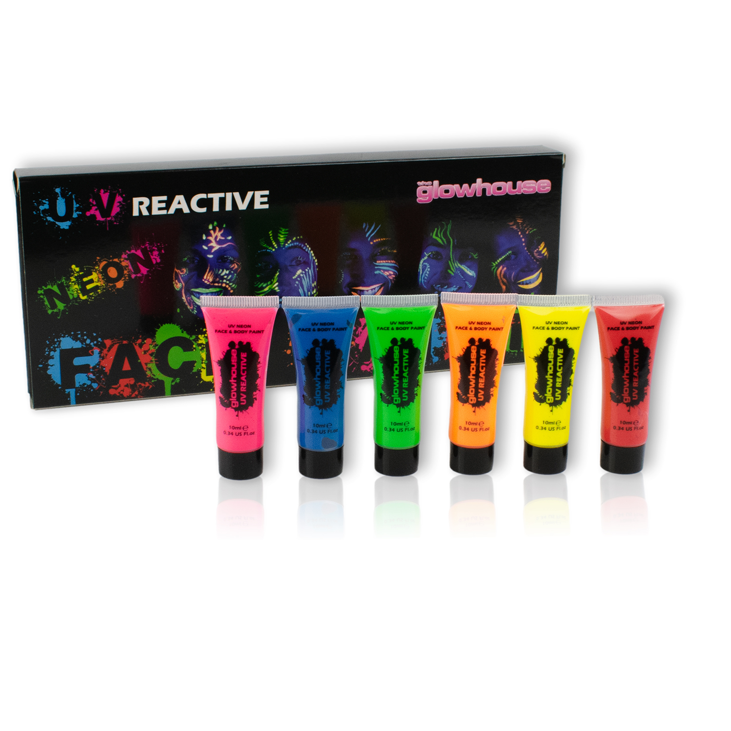 UV Neon Face and Body Paint 12ml