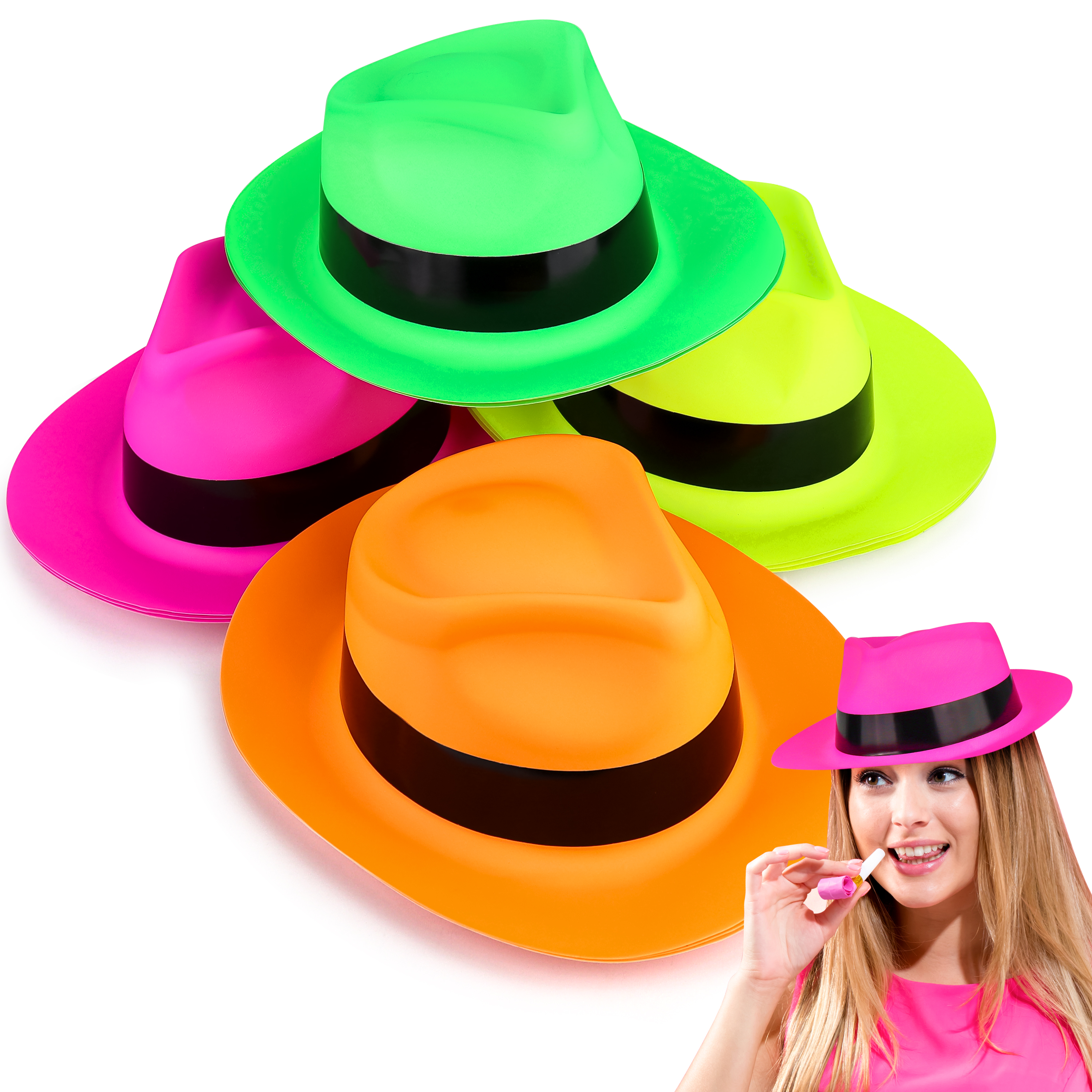 img-12 pack Neon Gangster Hats-0