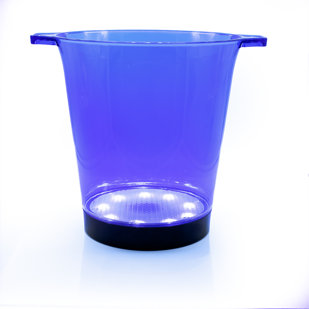 Ice Blue LED Champagne Bucket-