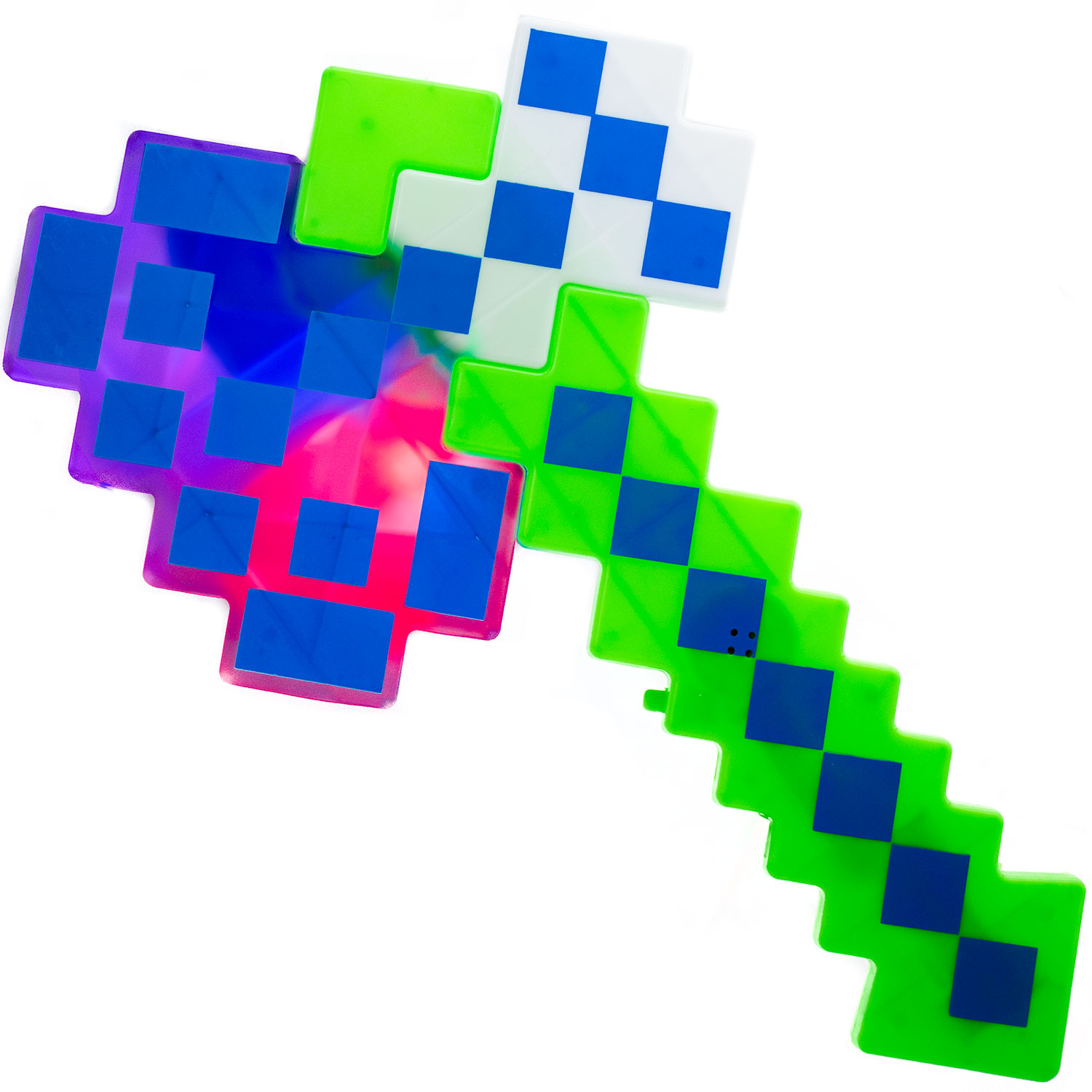 Light Up Pixel Axe-