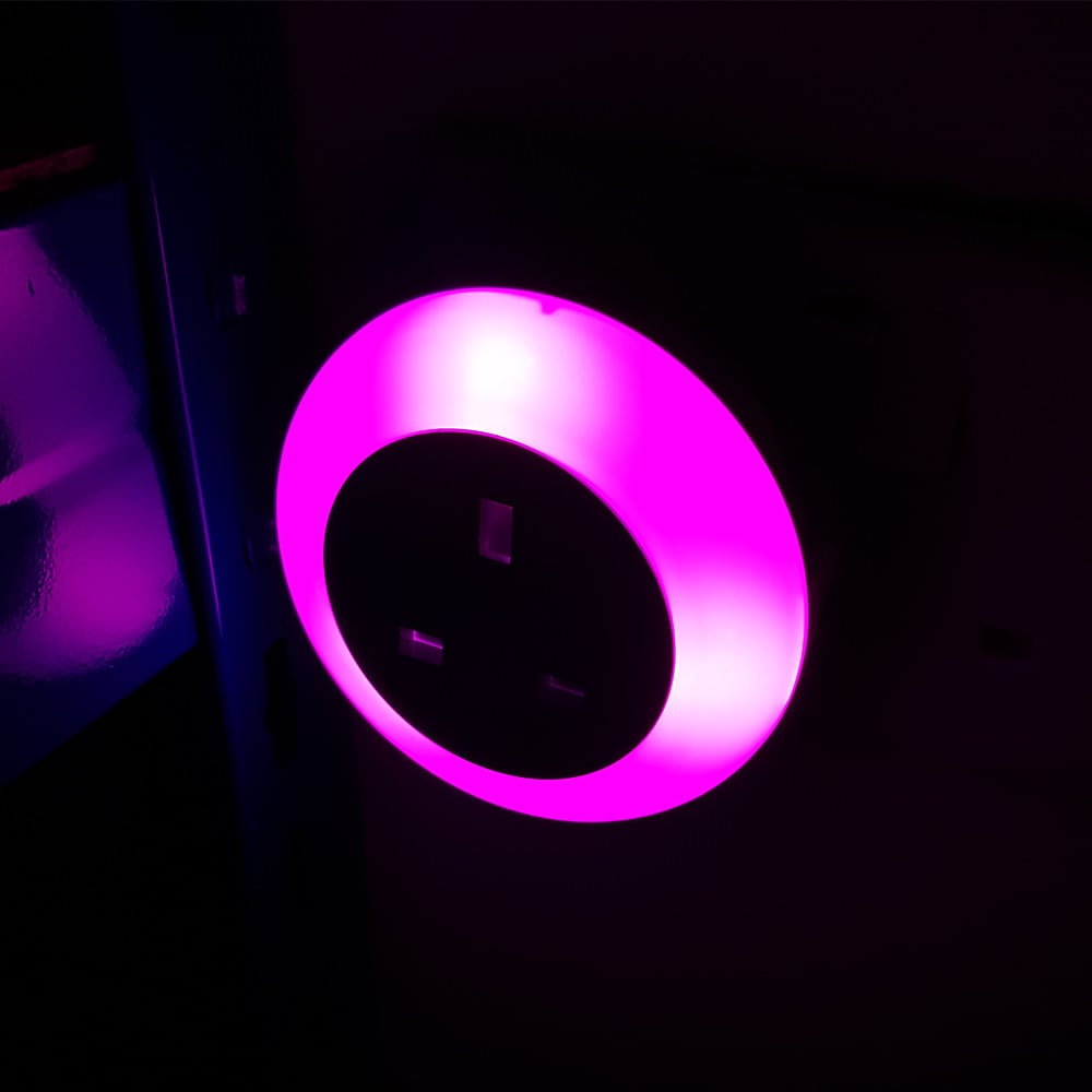img-Multicolour Plug Through Night Light-0