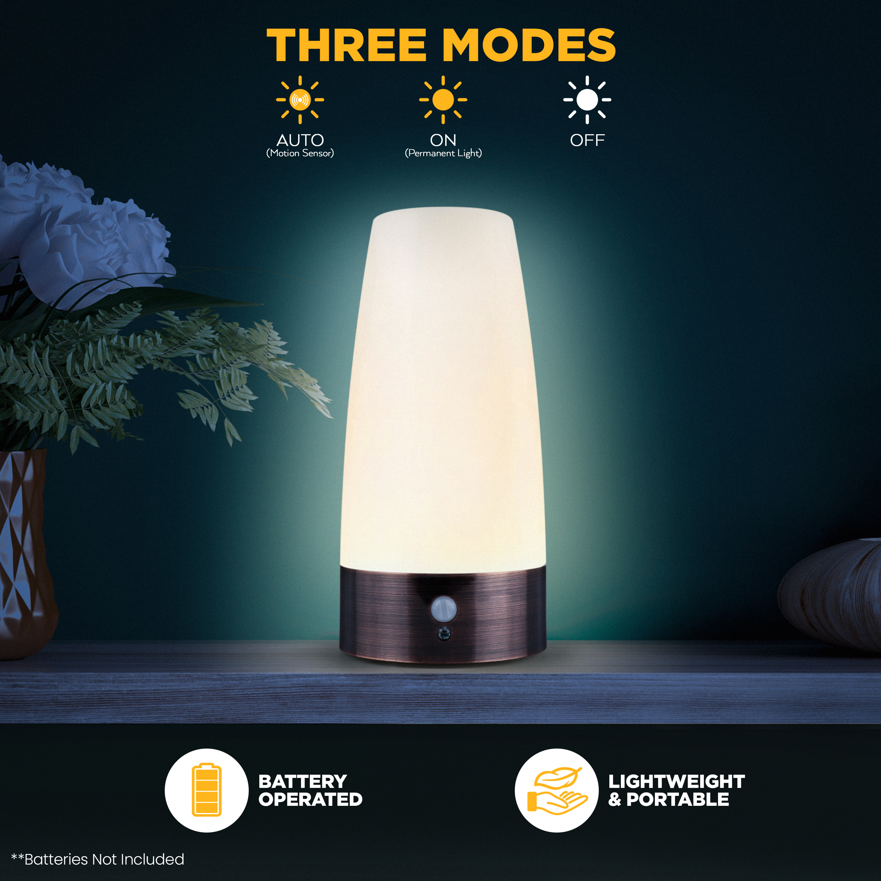 PLUG IN PIR Motion Sensor Hallway Plug Socket LED Night Light White Lamp Lights £7.59 - UK