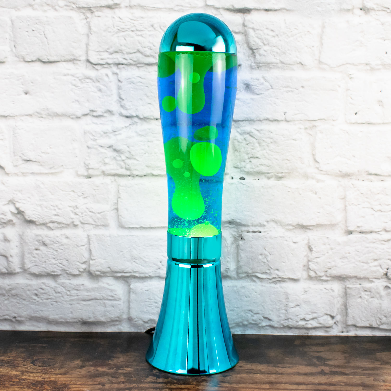 Tranquil Motion Lava Lamp Green Blue-