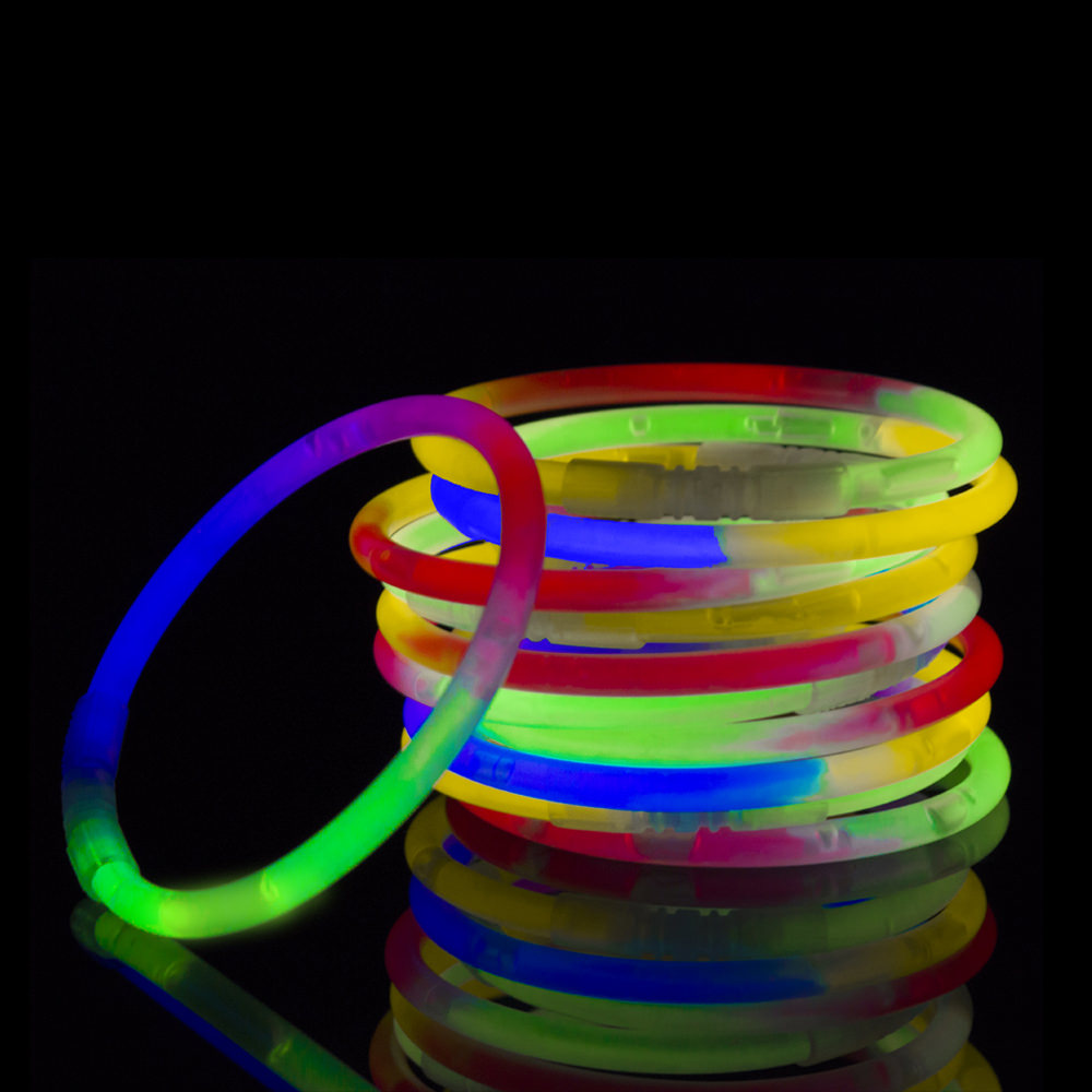 img-Tri Colour Glow Bracelets 100 Pack-0