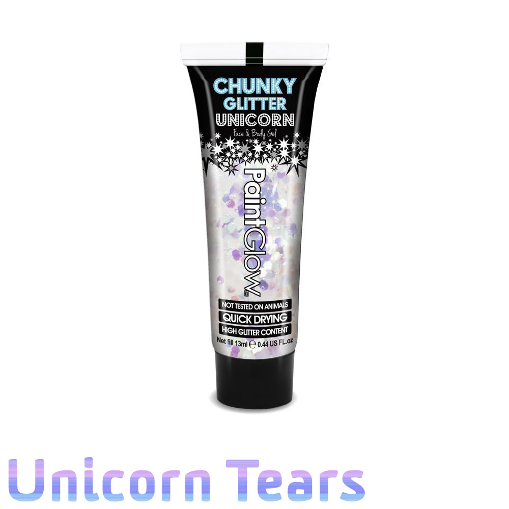 Chunky Cosmetic Glitter Body Gel