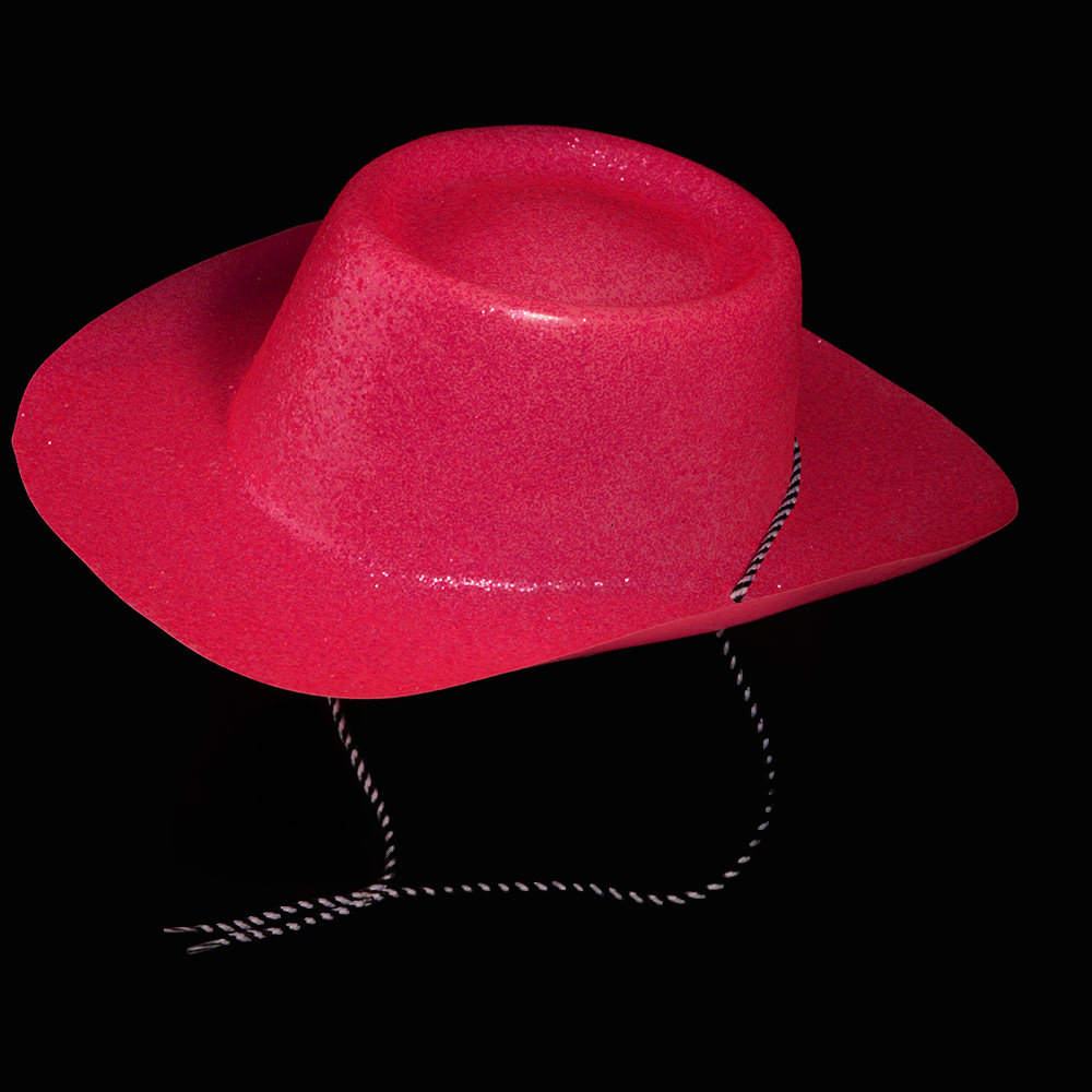 UV Glitter Cowboy Hat
