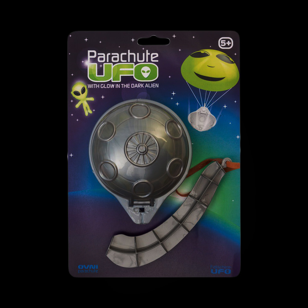 Glow Alien Parachute UFO