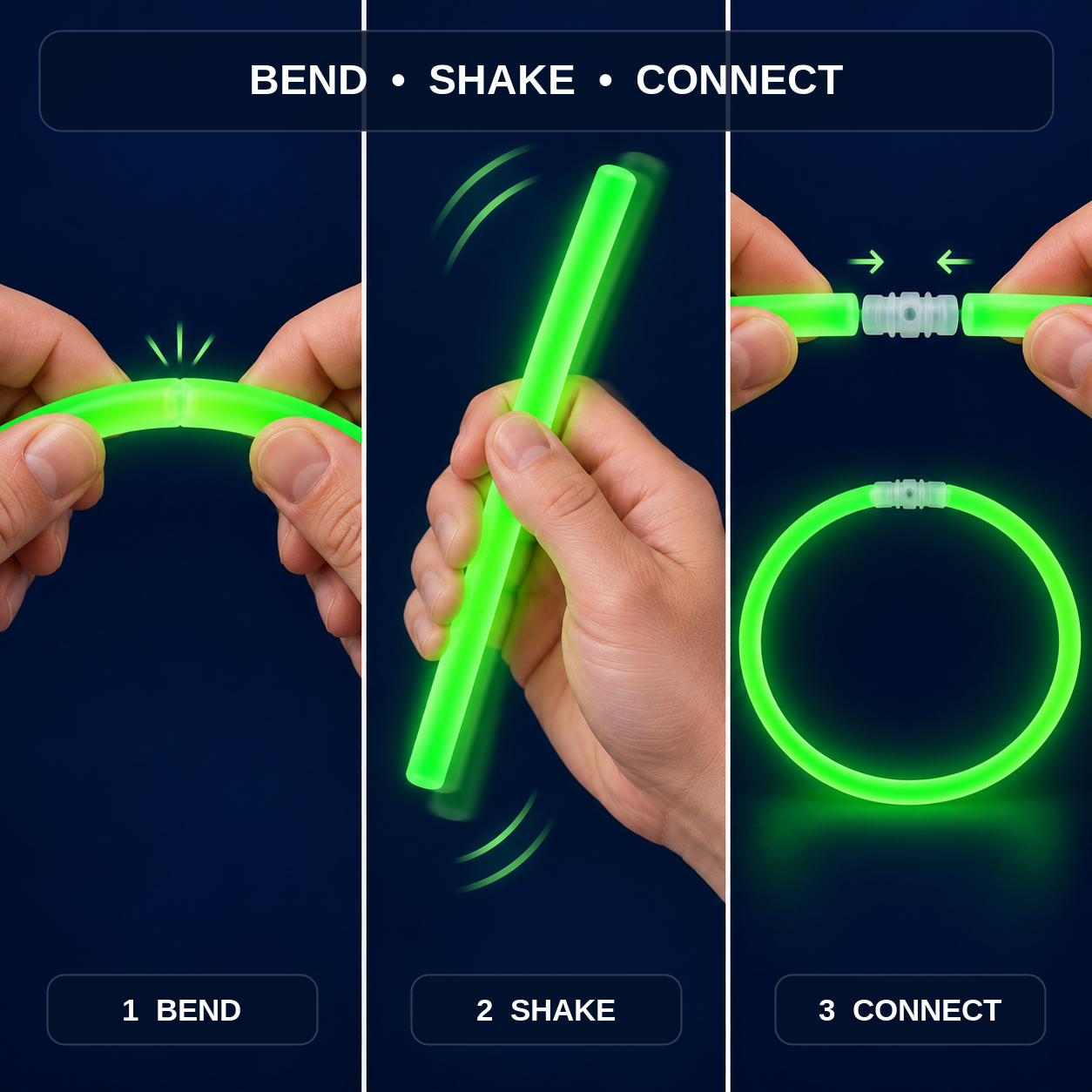 50 Pack of Glow Necklaces thumbnail 5