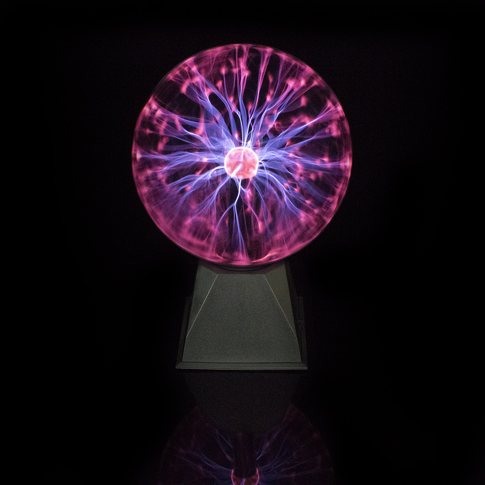 purple plasma ball