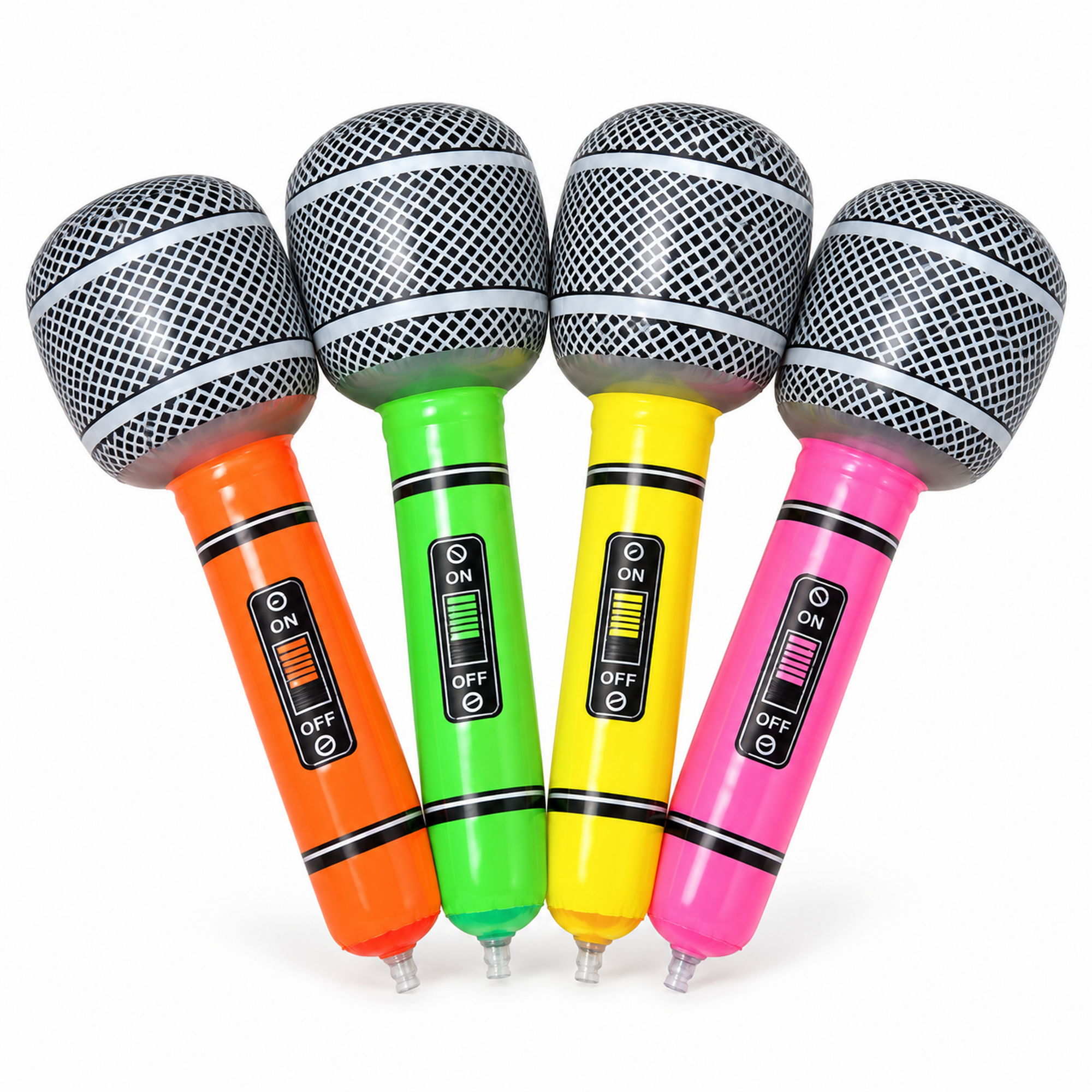 4 Pack Inflatable Microphone product image 1